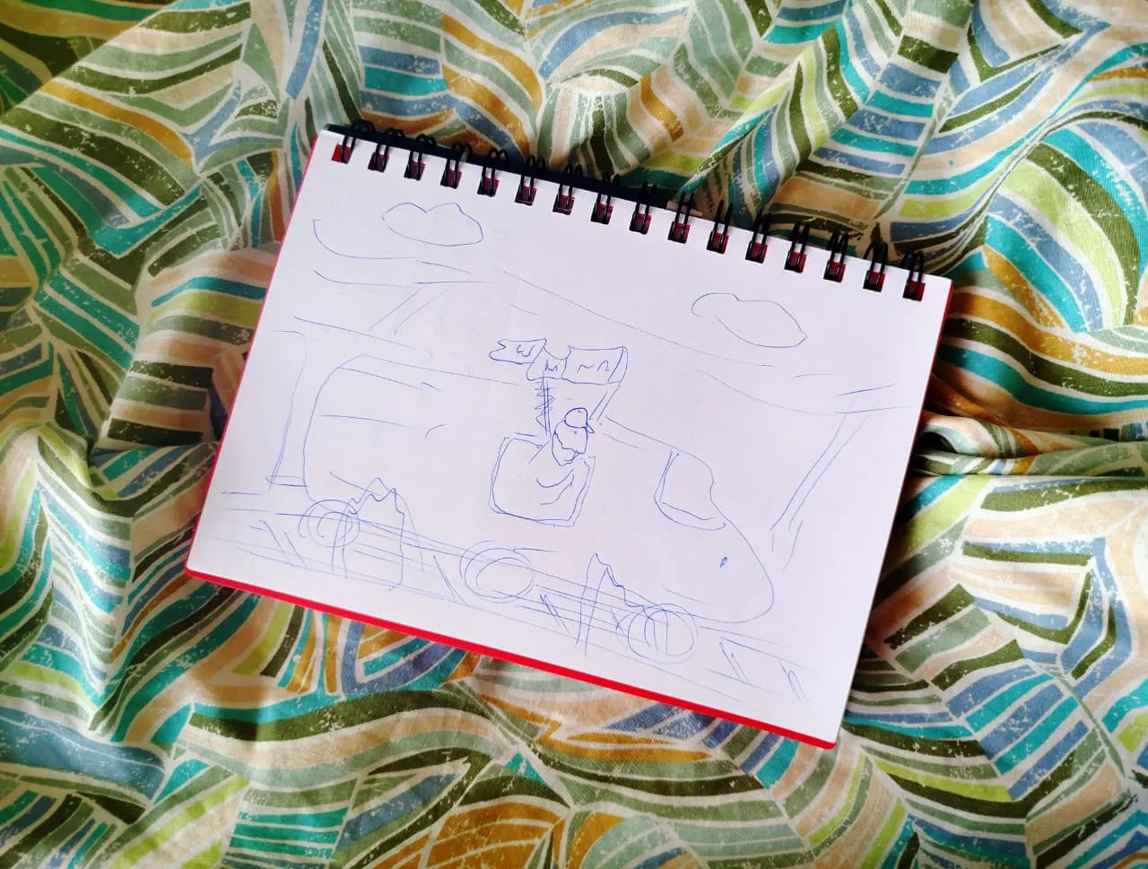 Primer boceto escena Vaiven