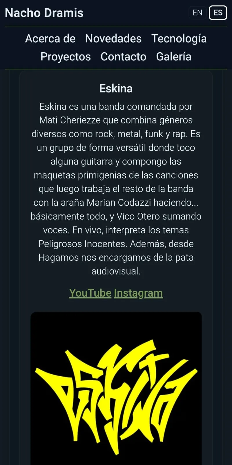 Nacho Dramis Proyecto Mobile